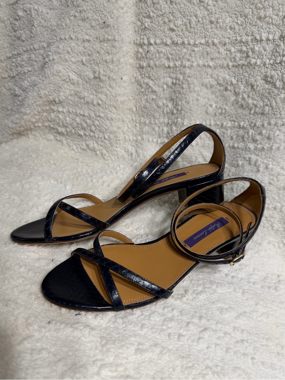 Ralph Lauren Alderisa Mule Belt Sandals